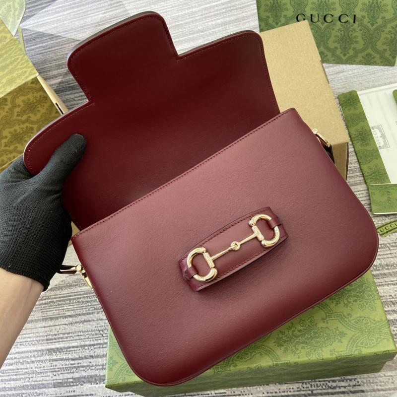 Gucci Horsebit 1955 Small Shoulder Bag 815178 Burgundy