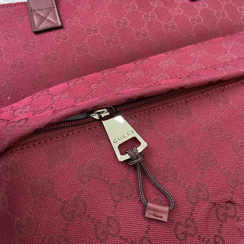 Gucci Large GG Tote Bag 802166 Burgundy