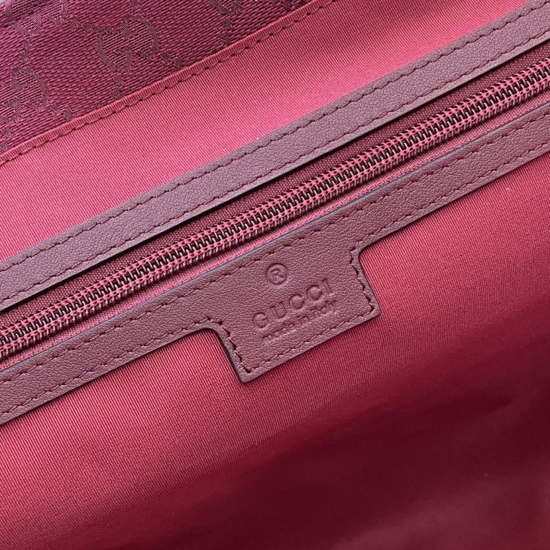 Gucci Large GG Tote Bag 802166 Burgundy