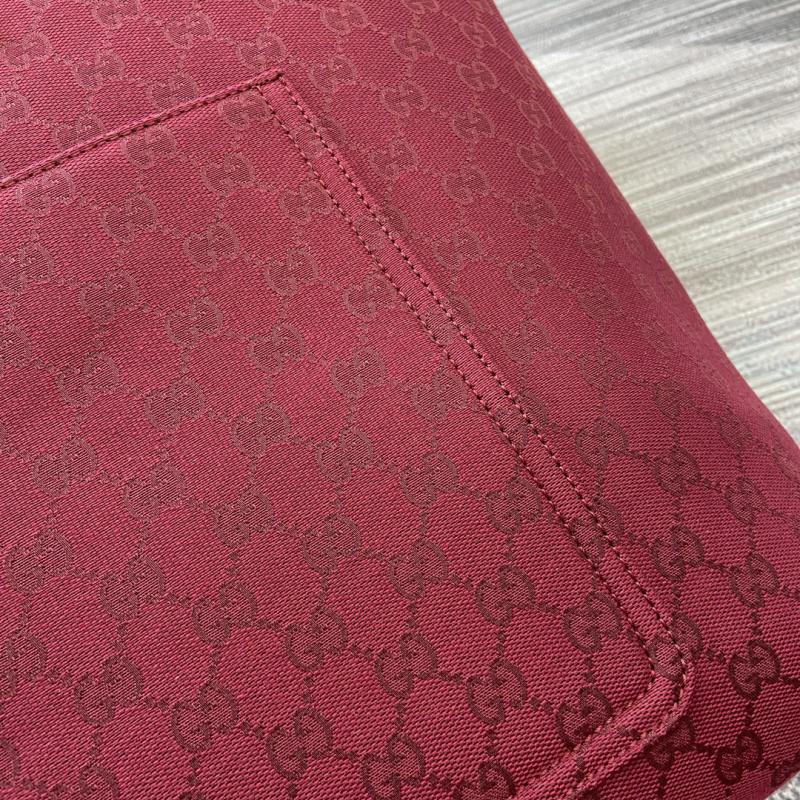 Gucci Large GG Tote Bag 802166 Burgundy