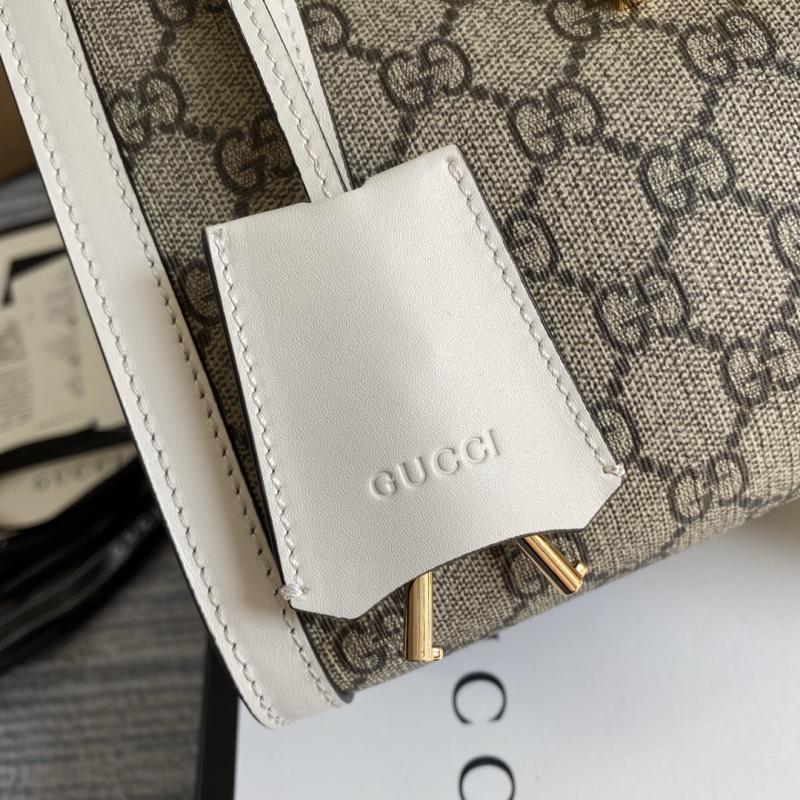 Gucci Padlock GG Small Shoulder Bag 498156 White