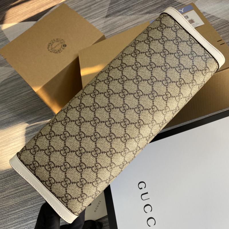 Gucci Padlock GG Supreme Shoulder Bag 479197 White