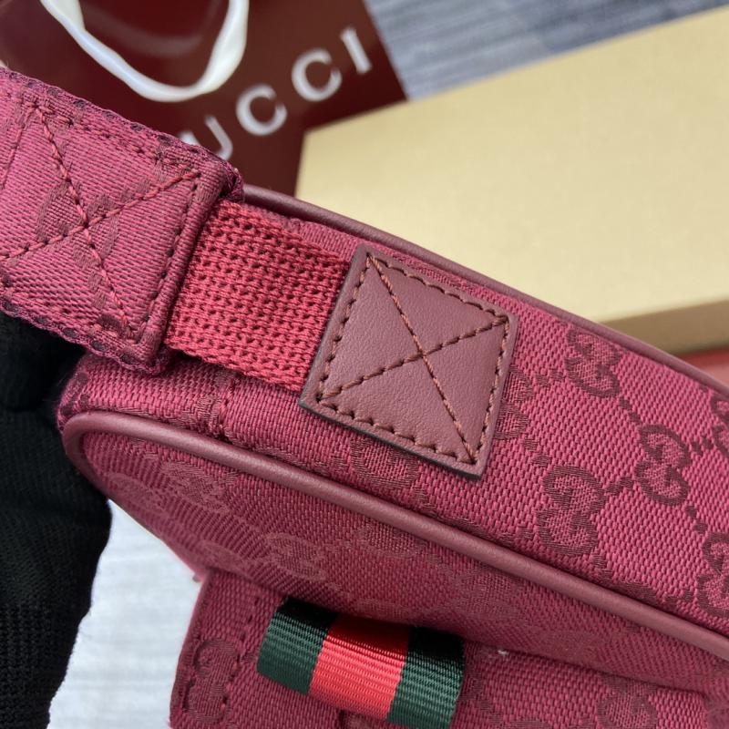 Gucci Small GG Crossbody Bag 802096 Burgundy