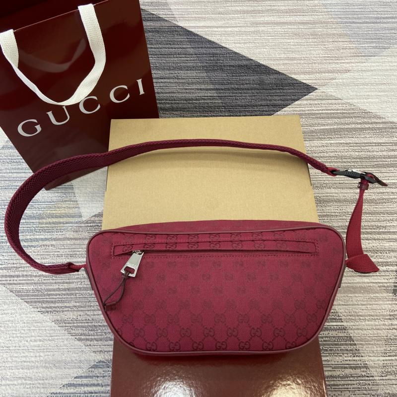 Gucci Small GG Crossbody Bag 802096 Burgundy