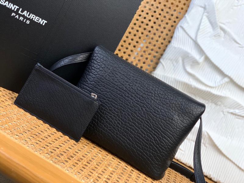 Saint Laurent Cassandre Envelope Messenger 801490 Black