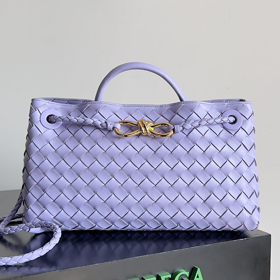 Bottega Veneta East-West Andiamo 754990 Amethyst Purple