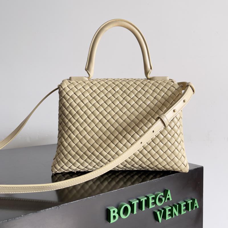 Bottega Veneta Patti Top Handle Bag 776783 Beige