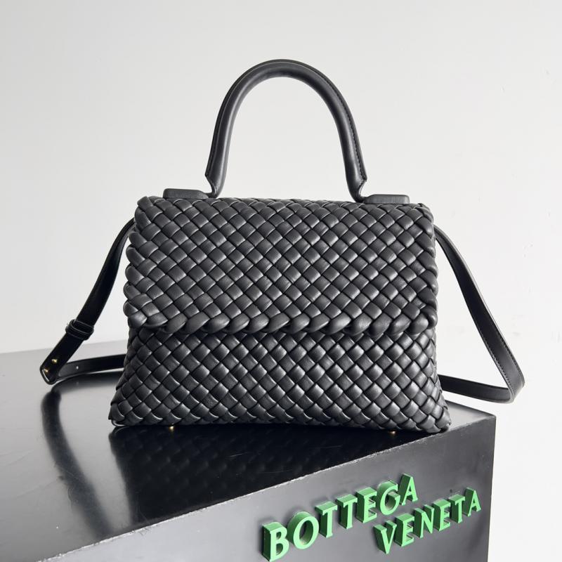 Bottega Veneta Patti Top Handle Bag 776783 Black