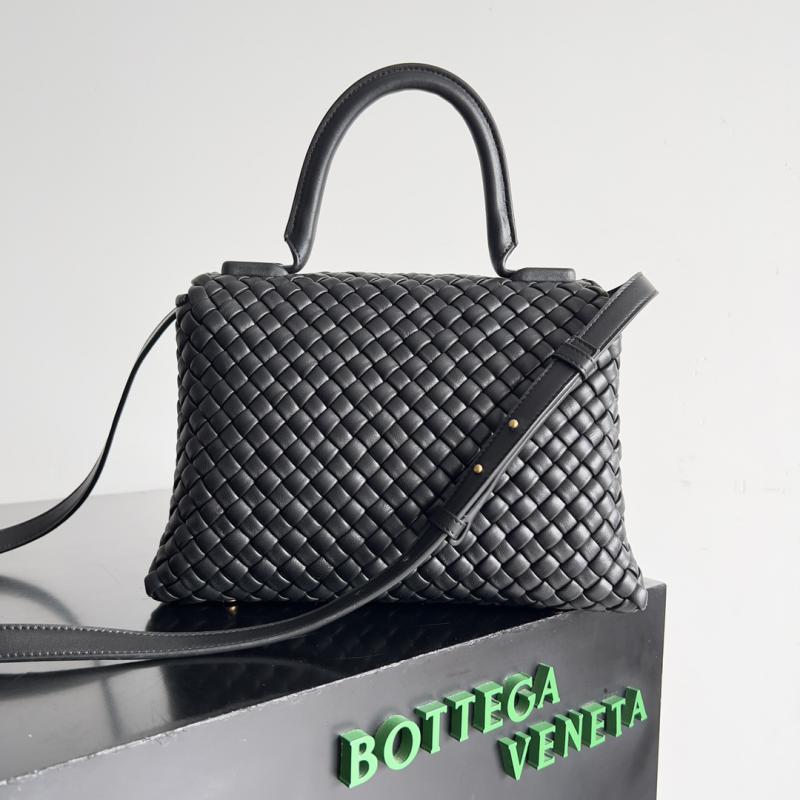 Bottega Veneta Patti Top Handle Bag 776783 Black