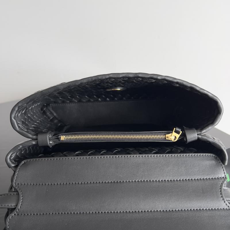 Bottega Veneta Patti Top Handle Bag 776783 Black