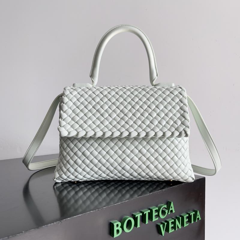 Bottega Veneta Patti Top Handle Bag 776783 Glacier