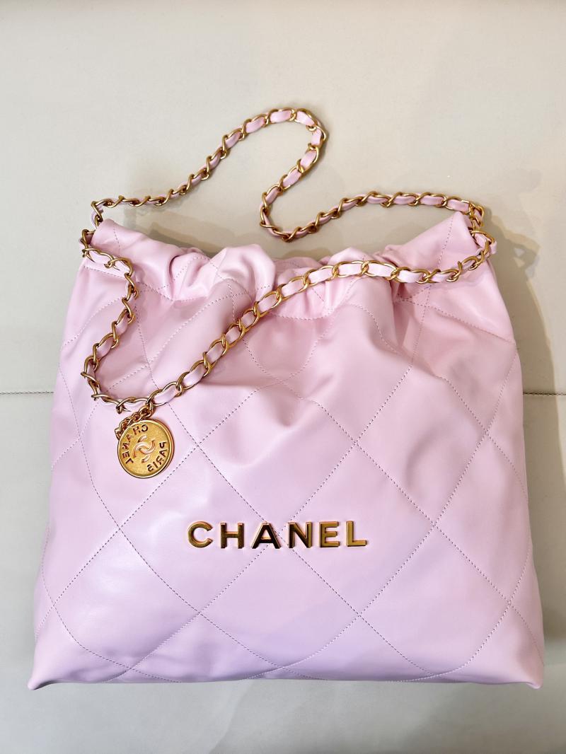 Chanel 22 Handbag AS3261 Pink