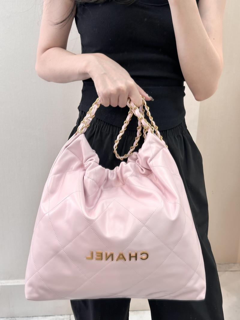 Chanel 22 Handbag AS3261 Pink