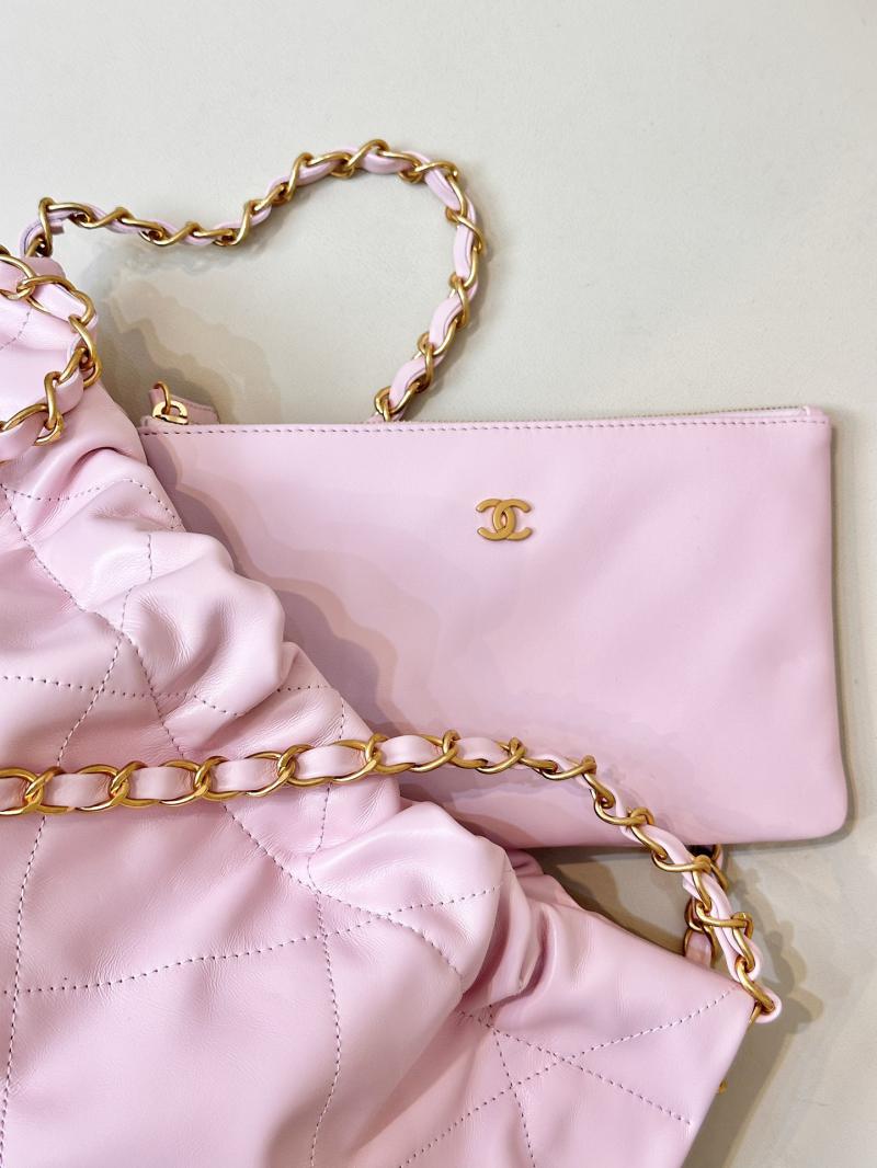 Chanel 22 Handbag AS3261 Pink