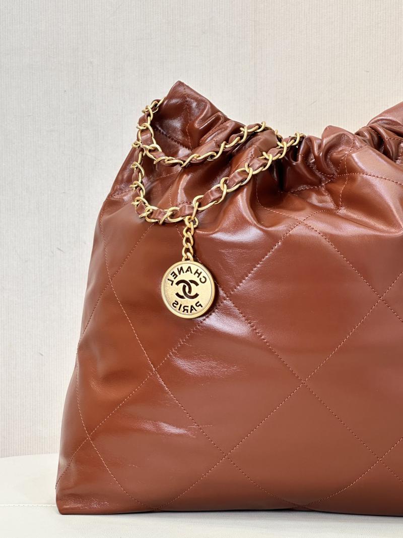 Chanel 22 Handbag AS3261 Tan