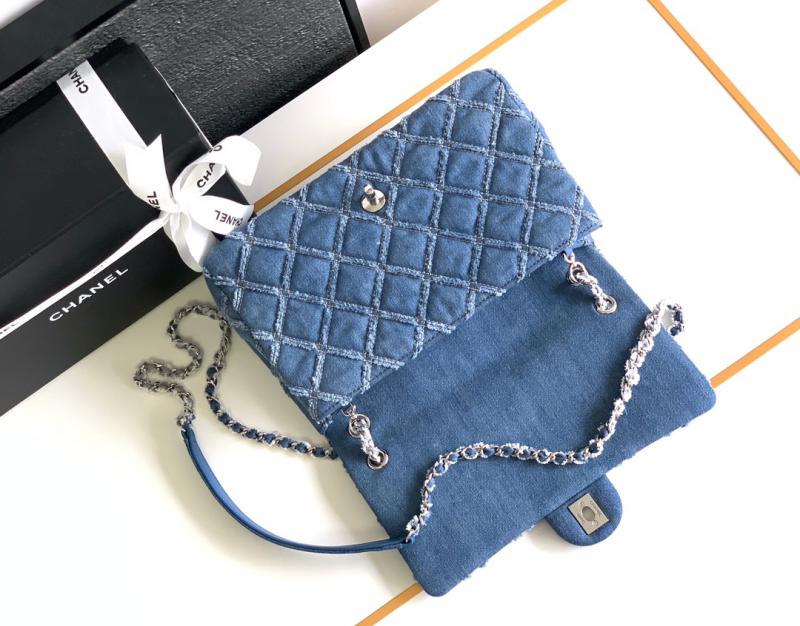 Chanel Denim Flap Bag AS2240