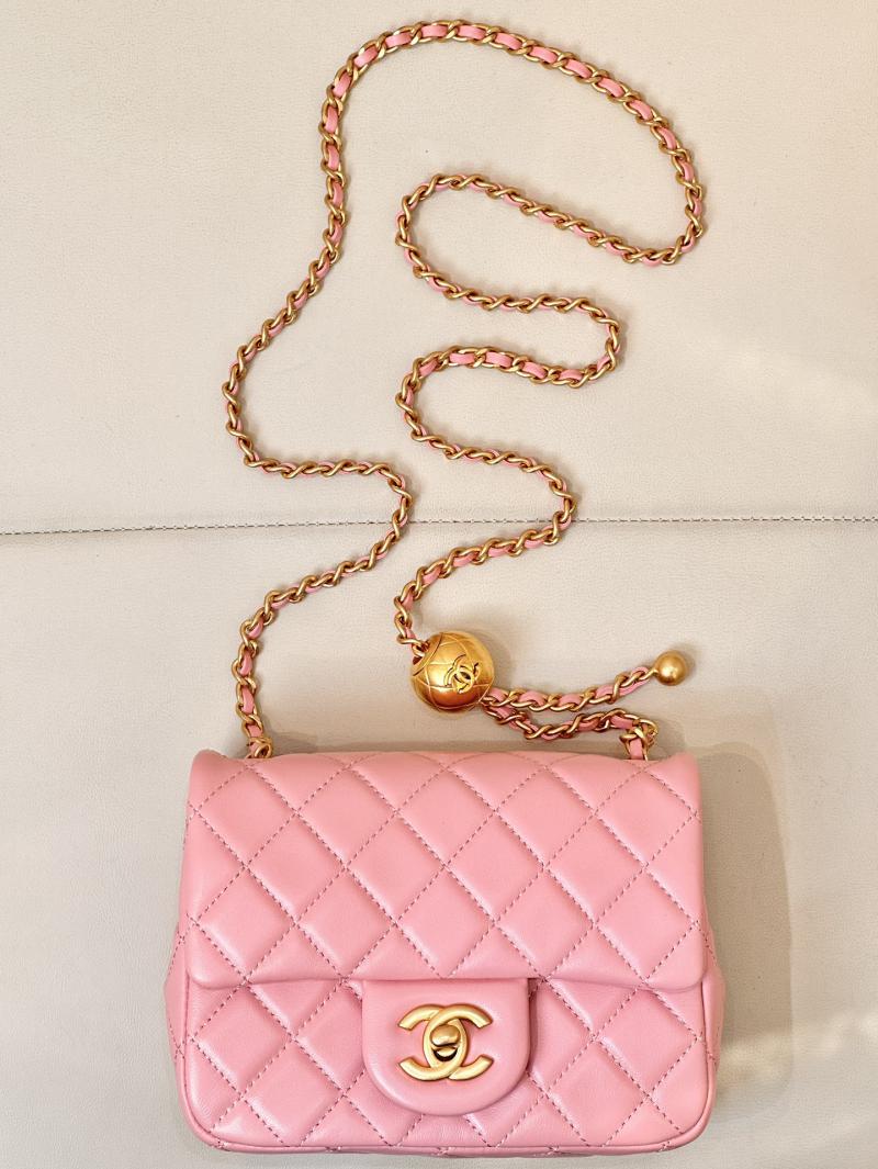 Chanel Lambskin Flap Bag AS1786 Pink