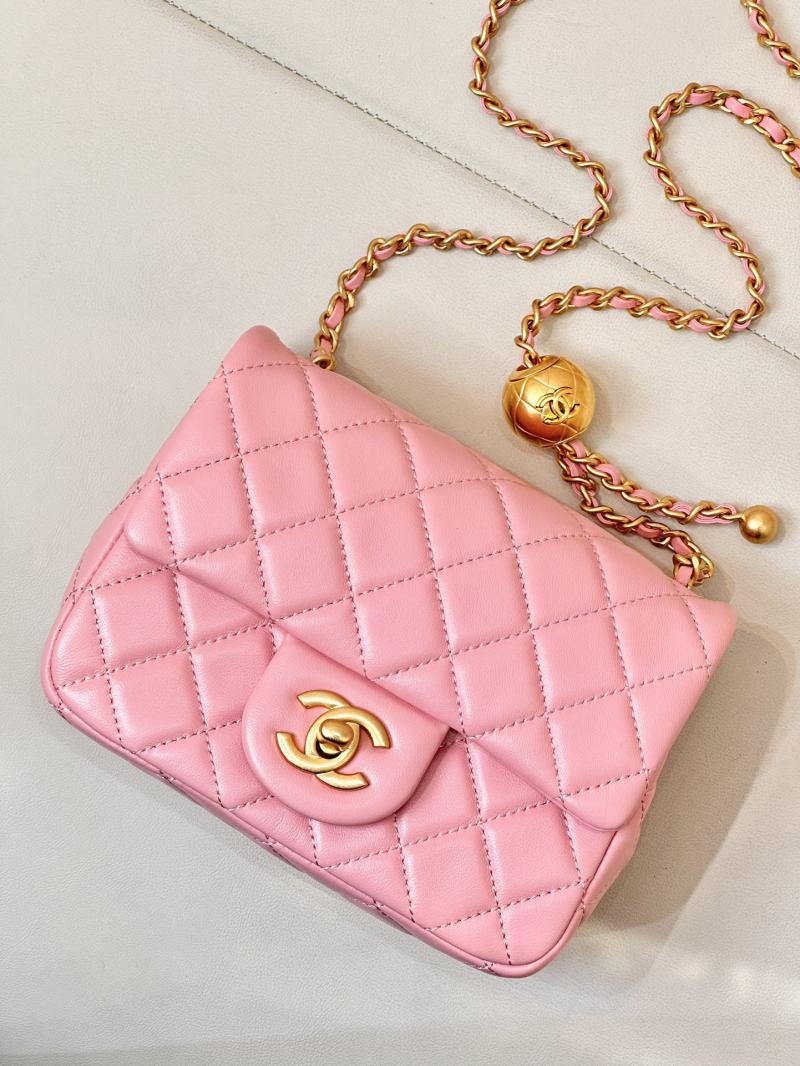 Chanel Lambskin Flap Bag AS1786 Pink