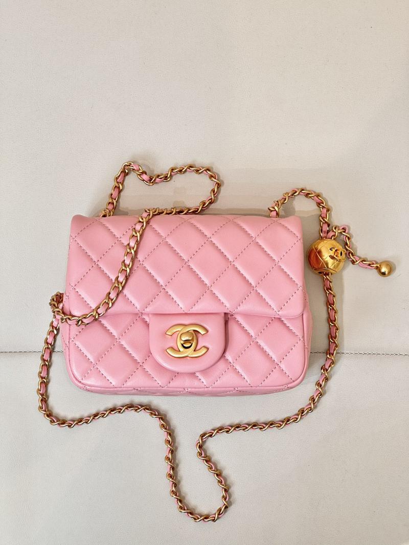 Chanel Lambskin Flap Bag AS1786 Pink