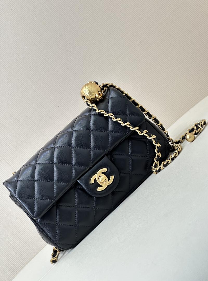 Chanel Lambskin Flap Bag AS1787 Black