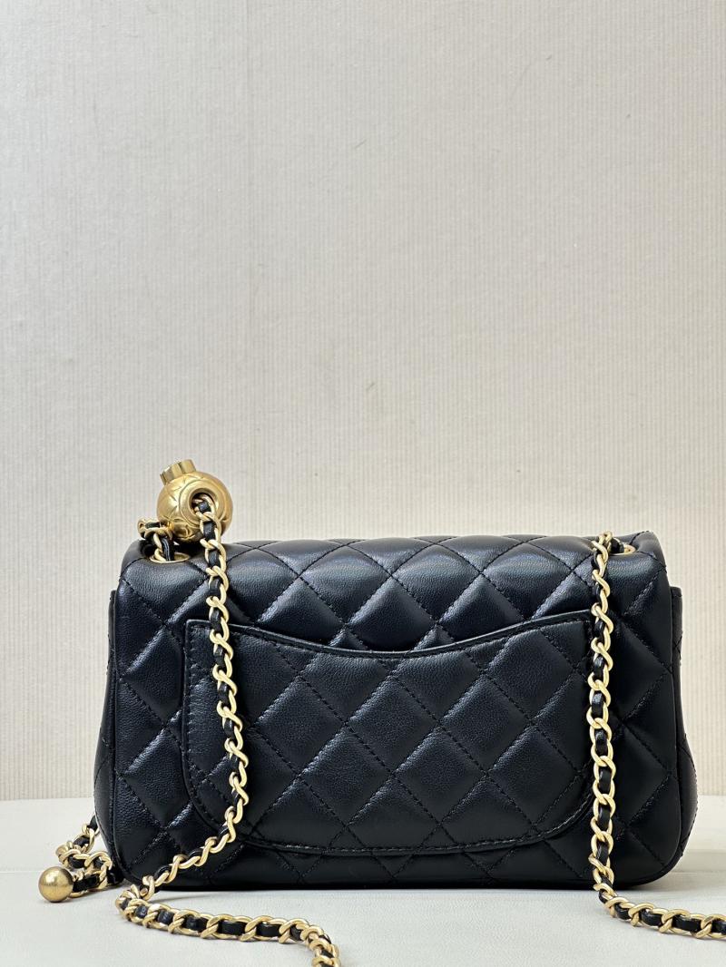 Chanel Lambskin Flap Bag AS1787 Black