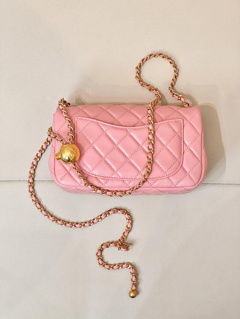 Chanel Lambskin Flap Bag AS1787 Pink