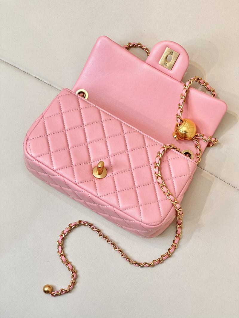 Chanel Lambskin Flap Bag AS1787 Pink