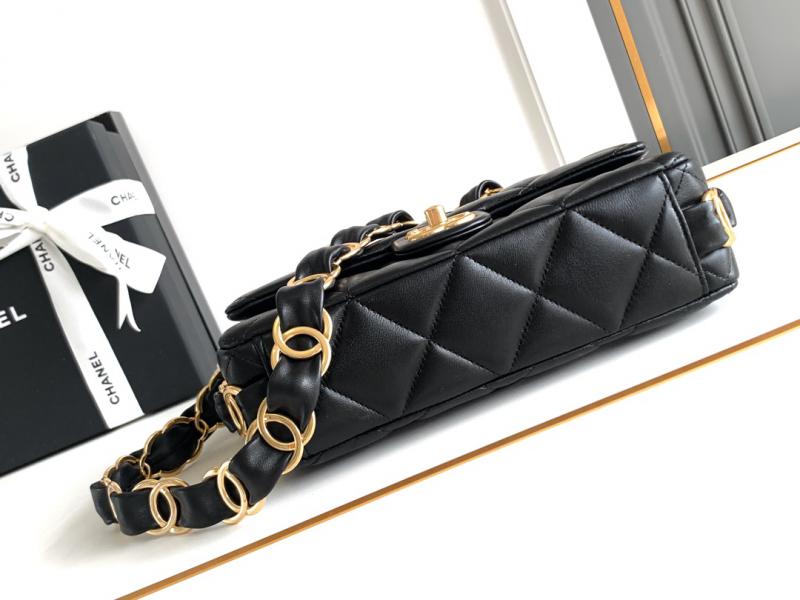 Chanel Lambskin Flap Bag AS2409 Black