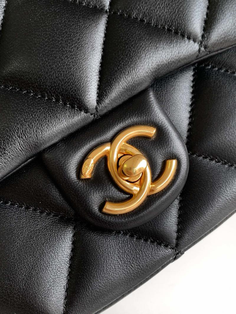 Chanel Lambskin Flap Bag AS2409 Black