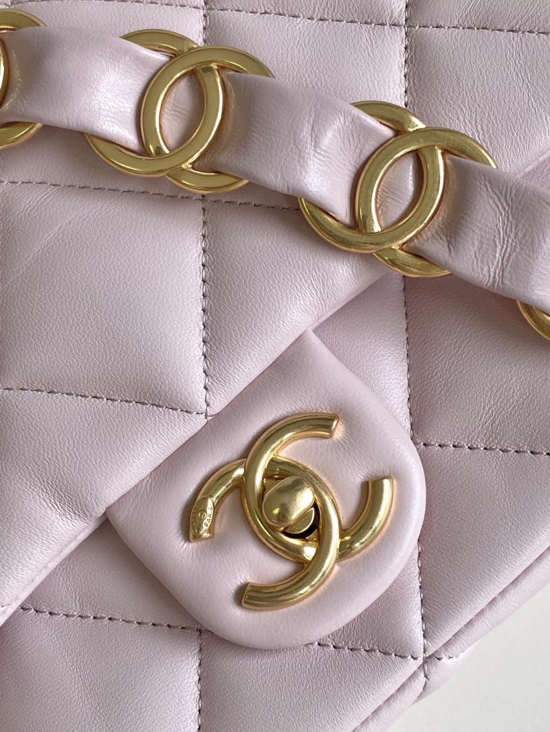 Chanel Lambskin Flap Bag AS2409 Pink