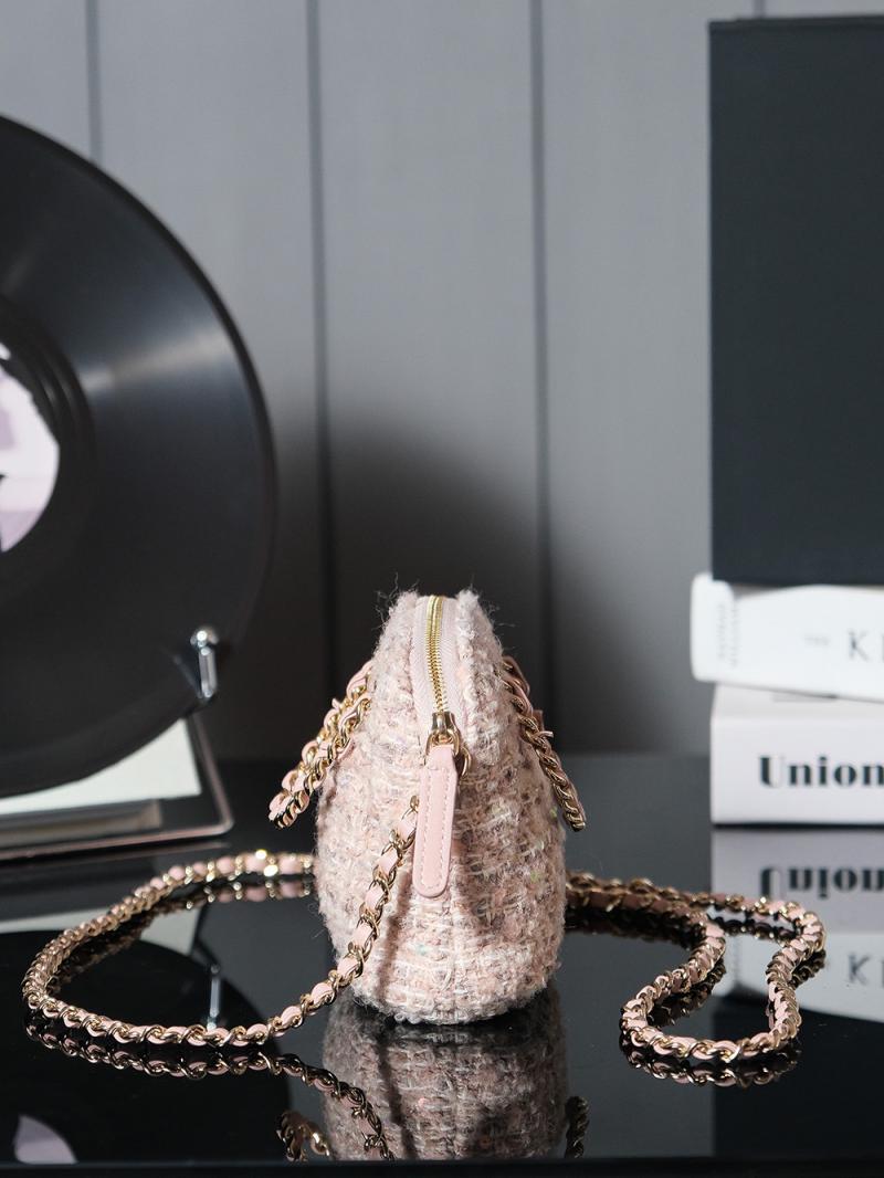 Chanel Wool Mini Tote Pink AS3354