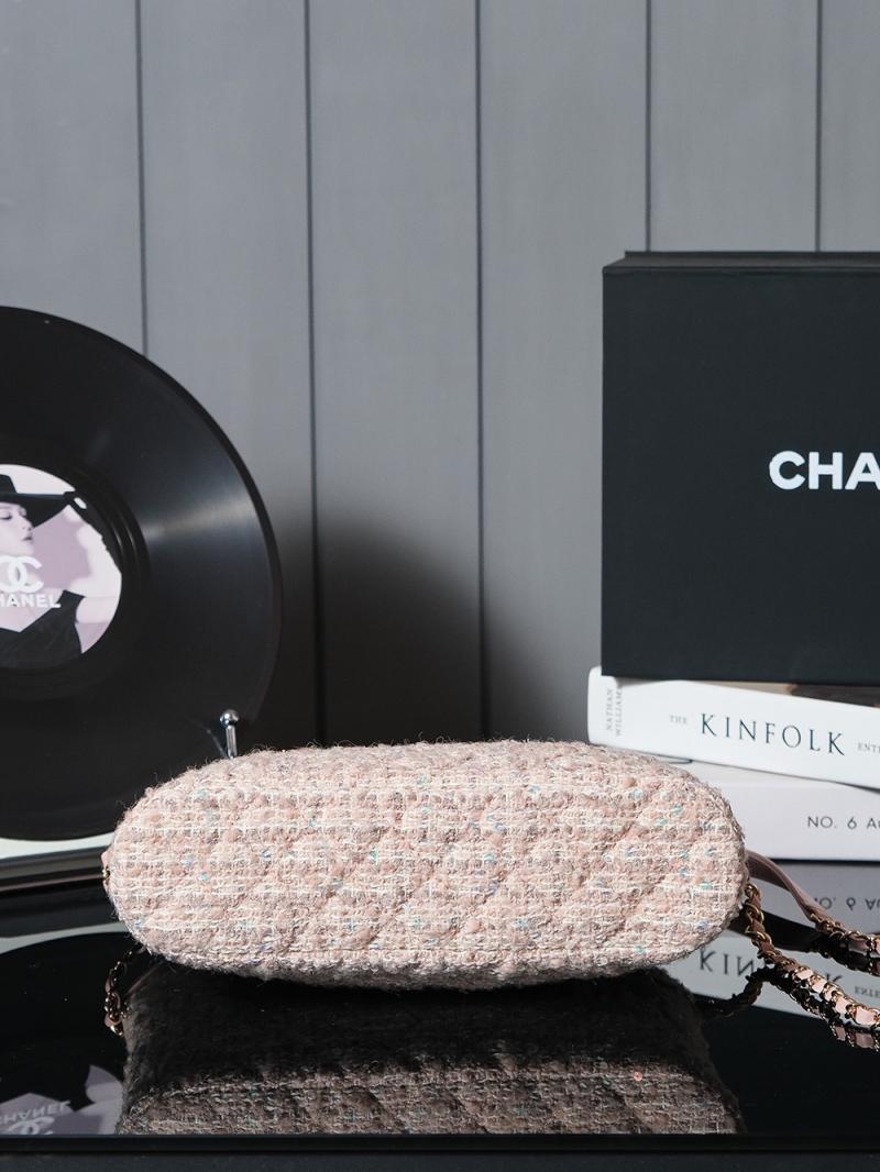 Chanel Wool Small Tote Pink AS3969