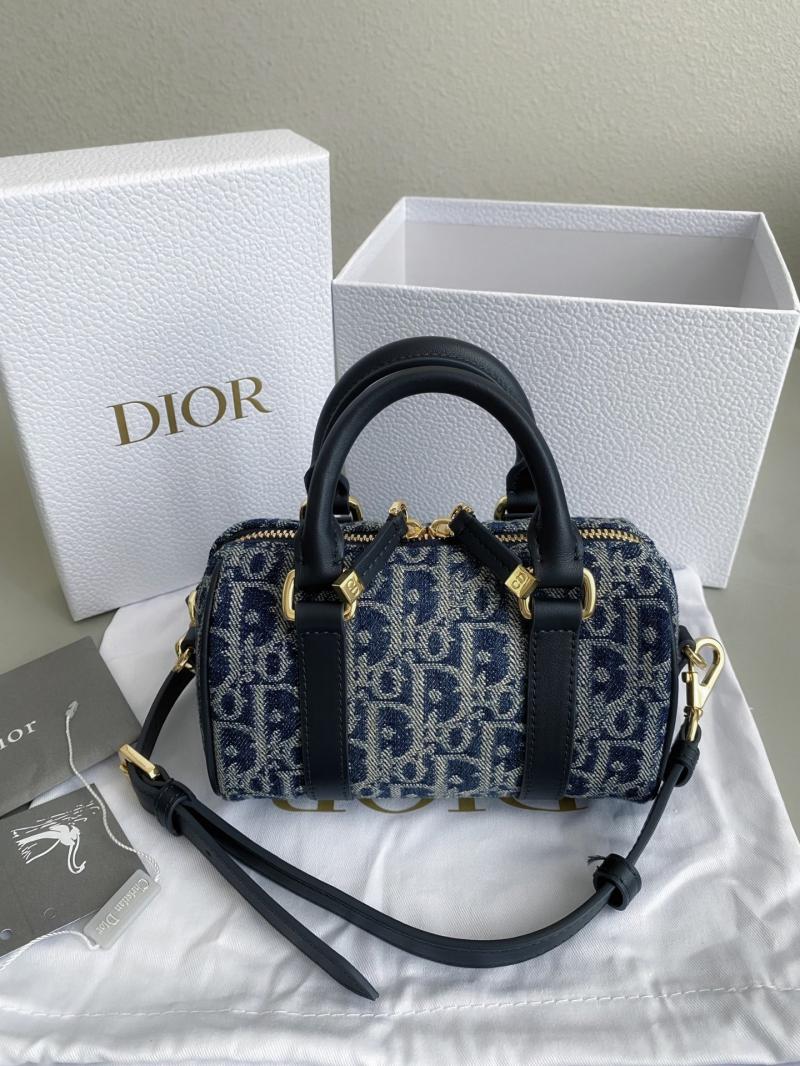 Dior Groove 16 Mini Bag S2348 Blue Denim