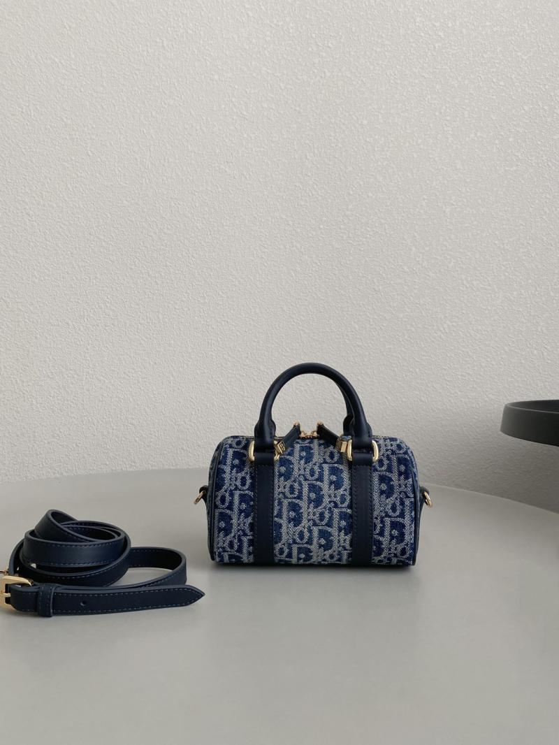 Dior Groove 16 Mini Bag S2348 Blue Denim