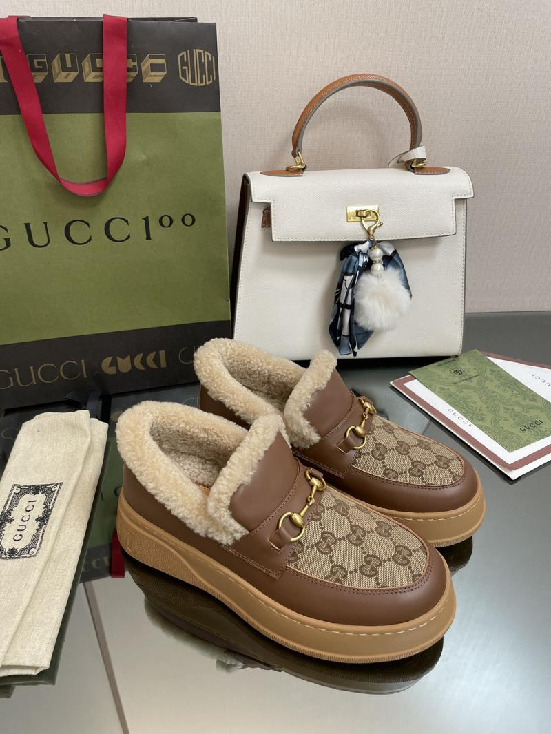 Gucci Wool Loafers SGL92503