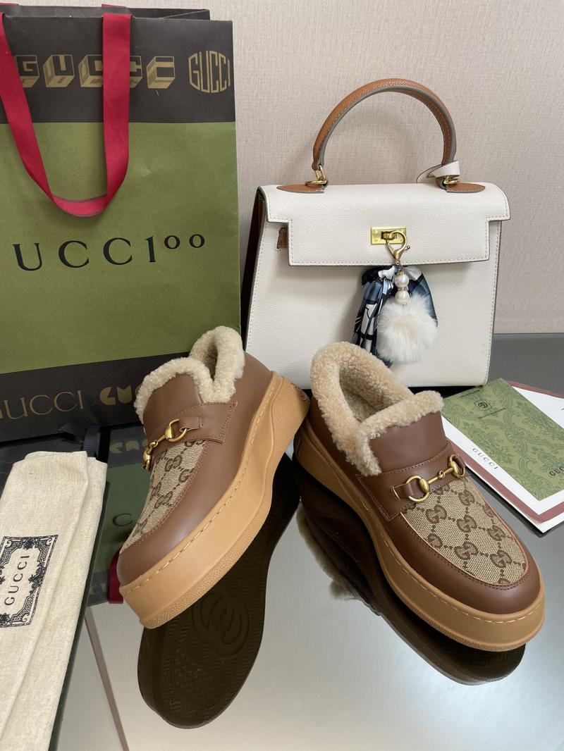 Gucci Wool Loafers SGL92503