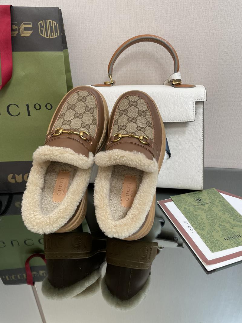 Gucci Wool Loafers SGL92503