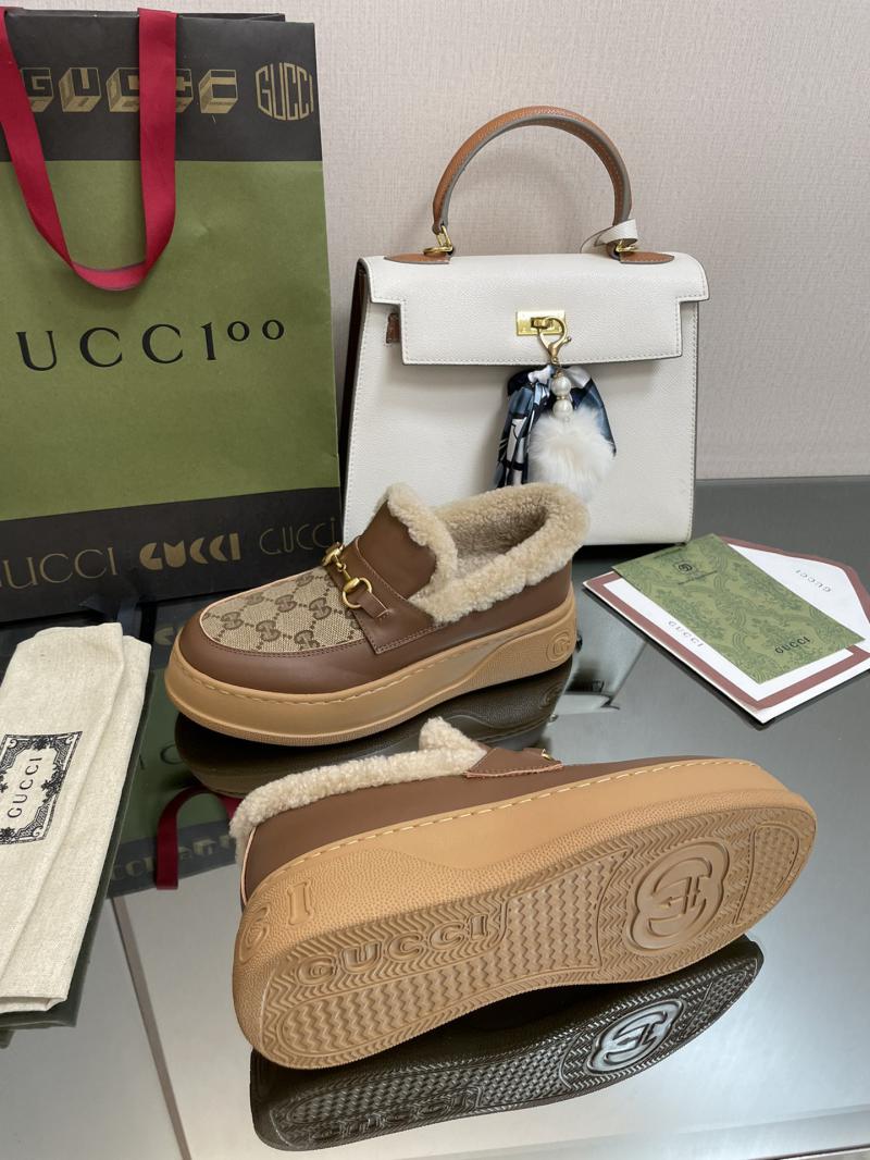 Gucci Wool Loafers SGL92503