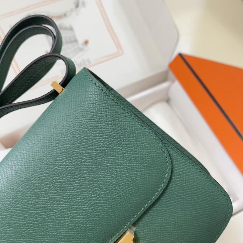 Hermes Epsom Leather Constance Bag HCE1923 Malachite