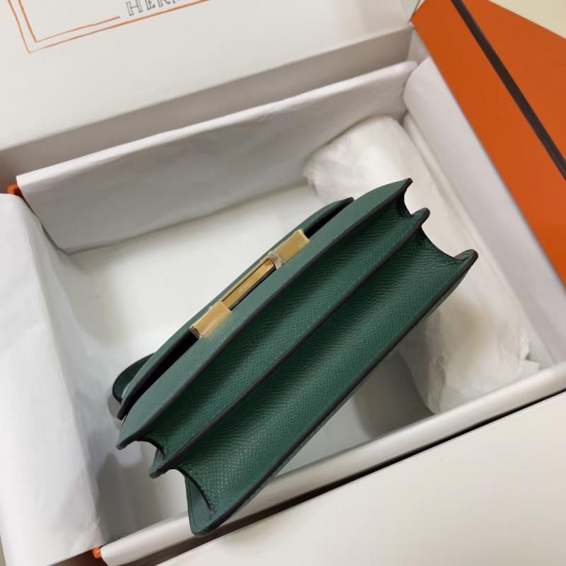 Hermes Epsom Leather Constance Bag HCE1923 Malachite