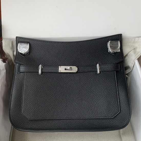 Hermes Taurillon Clemence Jypsiere 28 HJ28 Black