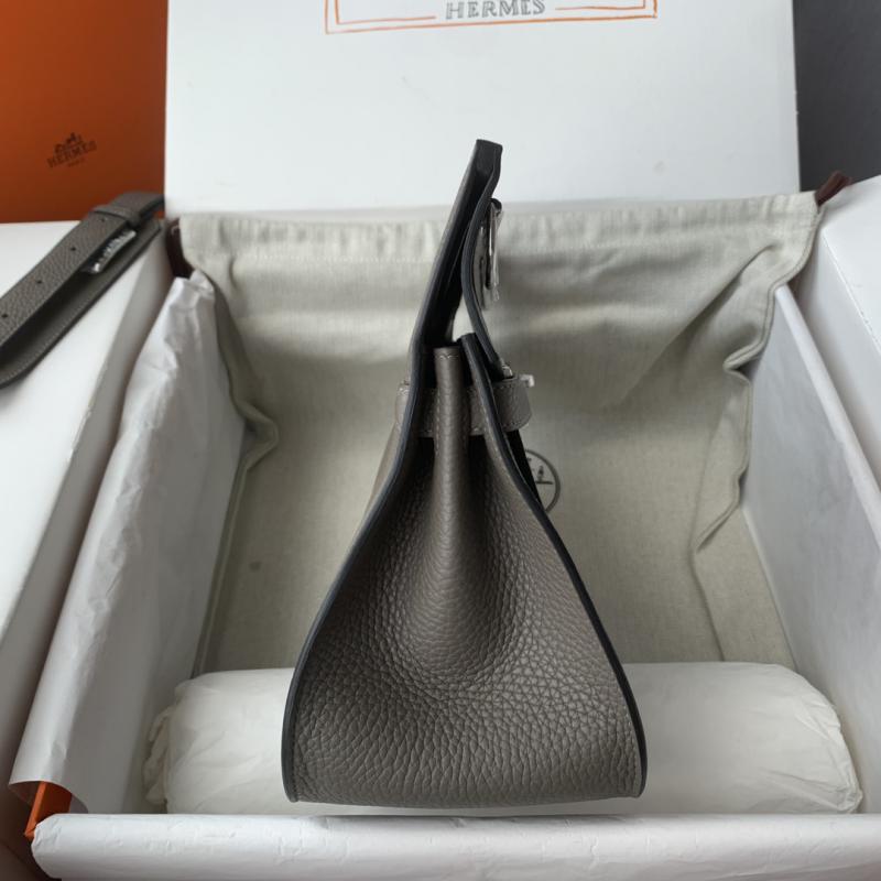 Hermes Taurillon Clemence Jypsiere 28 HJ28 Etain