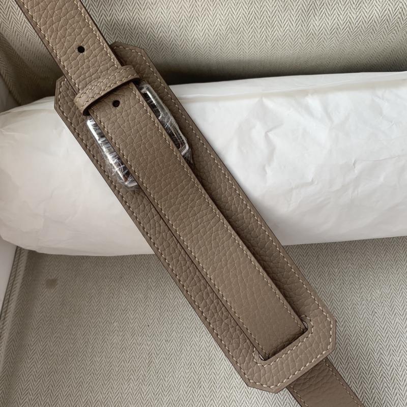 Hermes Taurillon Clemence Jypsiere 28 HJ28 Gris Tourterelle