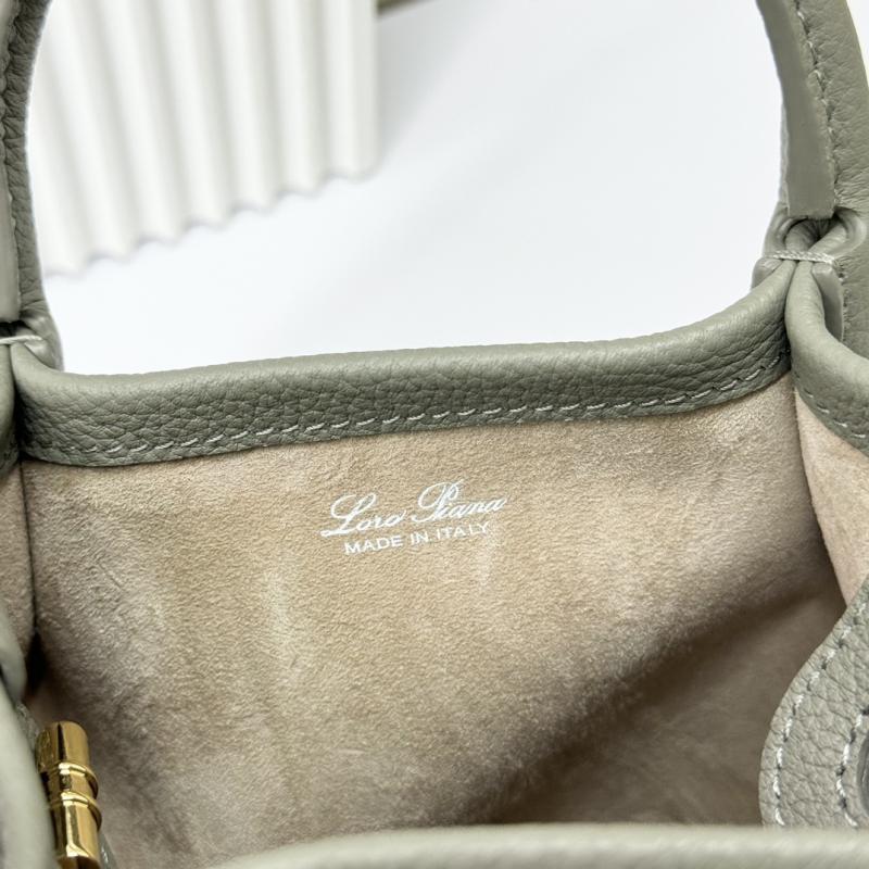 Loro Piana Grained Calfskin Micro Bale Bag L794312