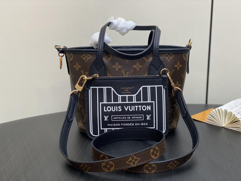 Louis VUitton Neverfull Bandouliere Inside Out BB M12099 Black