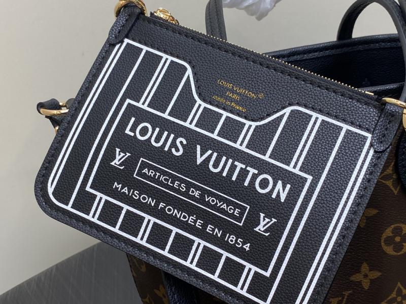 Louis VUitton Neverfull Bandouliere Inside Out BB M12099 Black