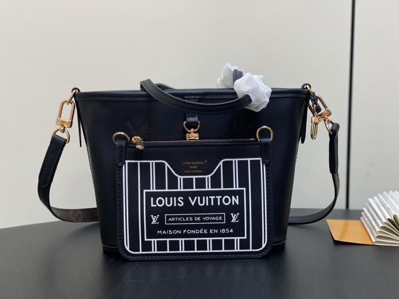 Louis VUitton Neverfull Bandouliere Inside Out BB M12099 Black