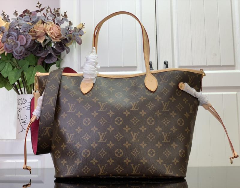 Louis Vuitton Neverfull MM with Strap M12096 Rose