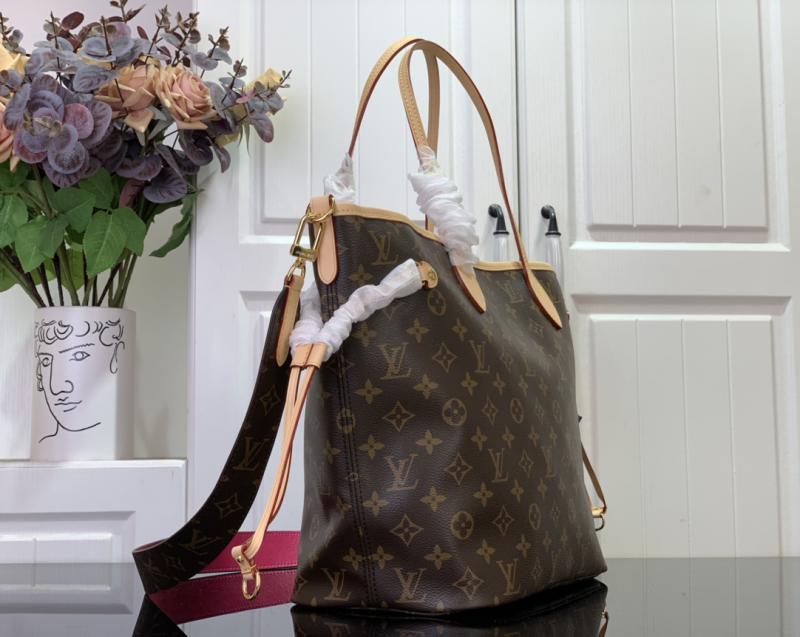 Louis Vuitton Neverfull MM with Strap M12096 Rose