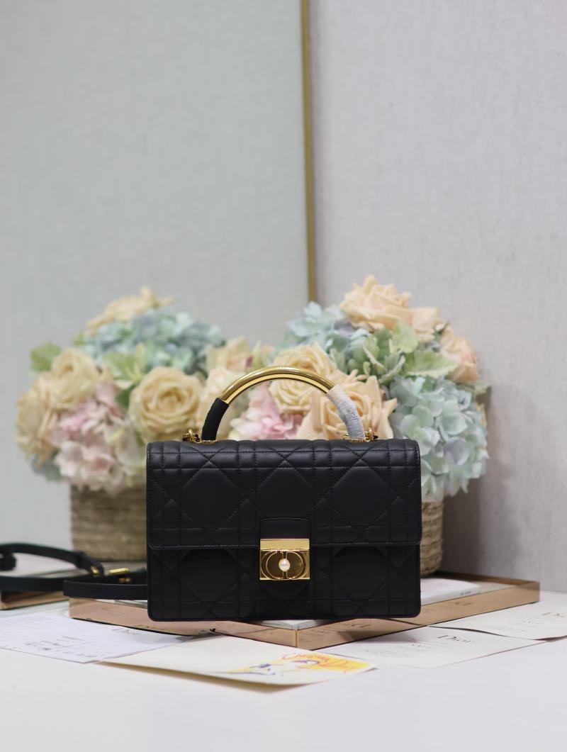 Medium Dior Ange Bag M4402 Black